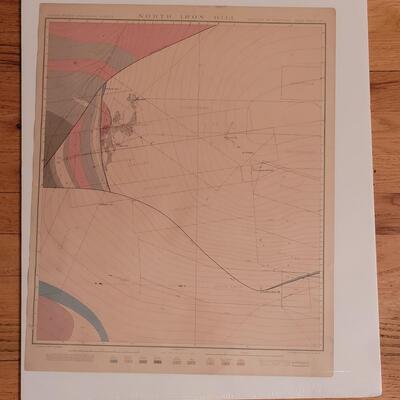 Lot 186: Antique Julius Bien Lithograph for U.S Geological Survey #4