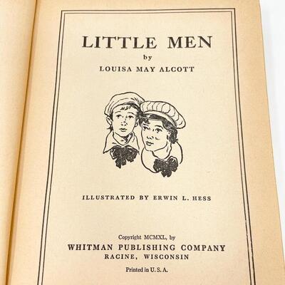 1940 â€œLITTLE MENâ€ BY LOUISA MAY ALCOTT HARDBACK BOOK