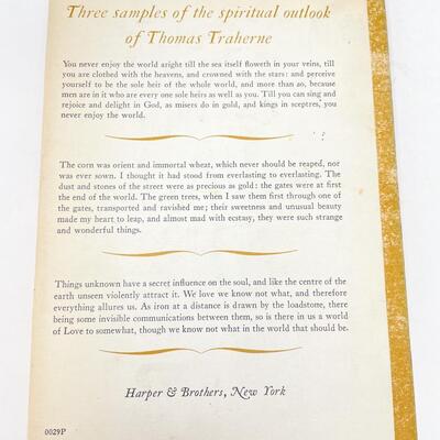 1960 â€œCENTURIESâ€ BY THOMAS TRAHERNE HARDBACK BOOK