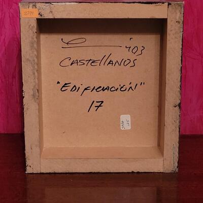 Lot 188: Original Artwork by Castellanos "EdificaciÃ³n"