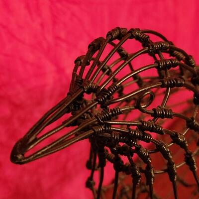 Lot 189: Black Bird Wire Sculpture C. WILMSEN, 2008