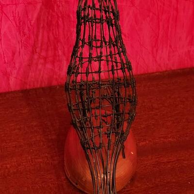 Lot 189: Black Bird Wire Sculpture C. WILMSEN, 2008