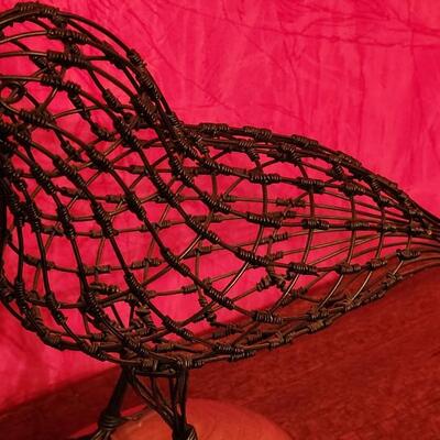 Lot 189: Black Bird Wire Sculpture C. WILMSEN, 2008