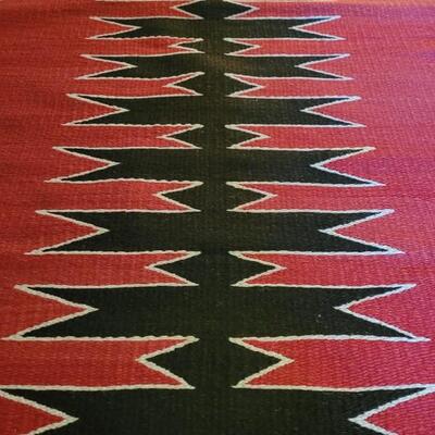 Lot 196: Vintage Woven Navajo Rug