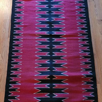 Lot 196: Vintage Woven Navajo Rug
