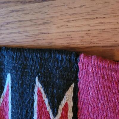 Lot 196: Vintage Woven Navajo Rug