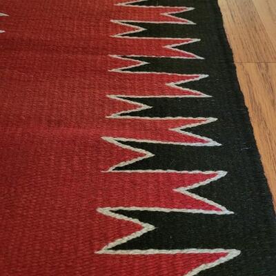 Lot 196: Vintage Woven Navajo Rug