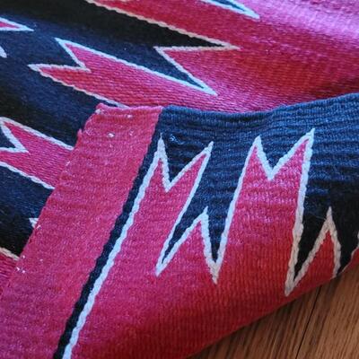 Lot 196: Vintage Woven Navajo Rug