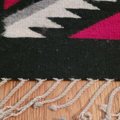 Lot 198: Vintage Mexican Woven Rug