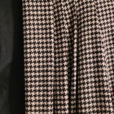 Lot 202: Vintage Knock About Coat Black & White Houndstooth
