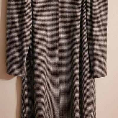 Lot 202: Vintage Knock About Coat Black & White Houndstooth