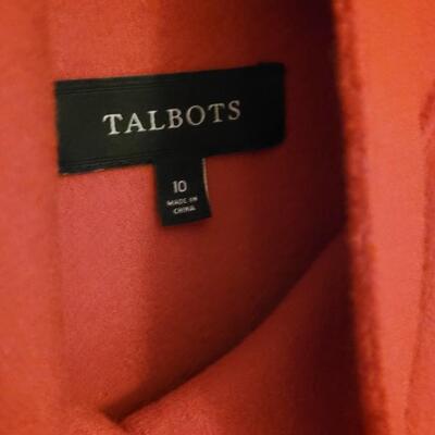 Lot 207: Dark Orange Talbots Fleece Jacket