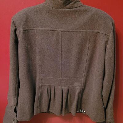 Lot 208: Wool Army Green Military Inspired Jacket