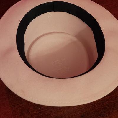 Lot 211: (2) Bollman Hat Co. Gray & Cream Wool Hats