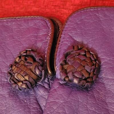 Lot 213: Vintage Blue Leather Gloves and Mixed Scarves