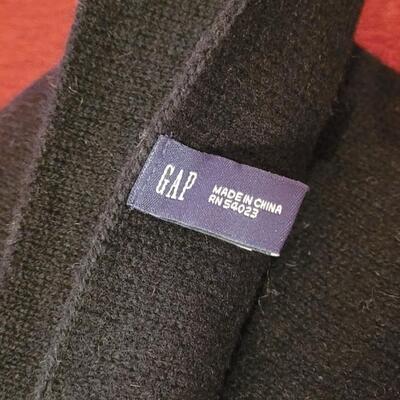 Lot 215: (2) GAP Scarves and One Pair of Gates Men's Leather Gloves