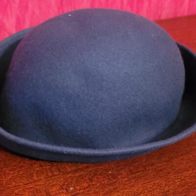 Lot 218: Vintage Cream Bollman Hat Co. Hat and a Wool Gray Hat