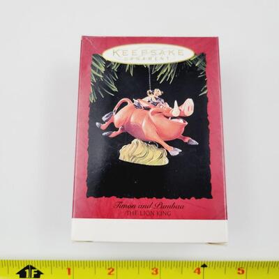 HALLMARK KEEPSAKE "THE LION KING TIMON & PUMBAA " ORNAMENT