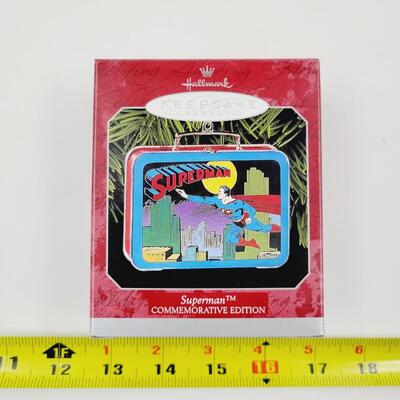 1998 HALLMARK KEEPSAKE "SUPERMAN COMMEMORATIVE" LUNCH BOX ORNAMENT