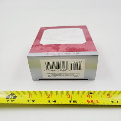 1998 HALLMARK KEEPSAKE "SUPERMAN COMMEMORATIVE" LUNCH BOX ORNAMENT