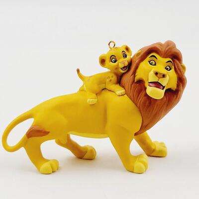 HALLMARK KEEPSAKE "THE LION KING MUFASA & SIMBA" ORNAMENT