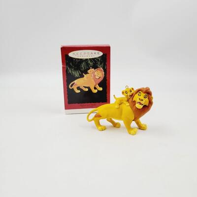 HALLMARK KEEPSAKE "THE LION KING MUFASA & SIMBA" ORNAMENT