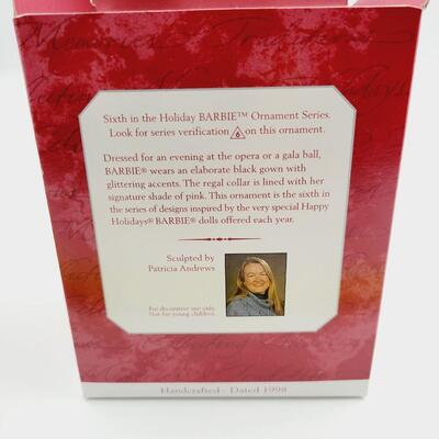 HALLMARK KEEPSAKE "1998 HOLIDAY BARBIE COLLECTORS SERIES" ORNAMENT