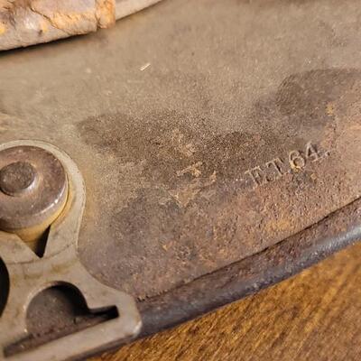 Lot 219: Antique German Imperial Military M16 Hand Pained Camouflage Helmet