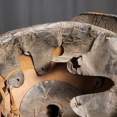 Lot 220: Antique WWI German Prussian Officer Spike Helmet Pickelhaube Casque