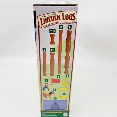 NEW LINCOLN LOG SET - HORSESHOE STATION