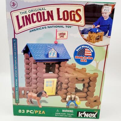 NEW LINCOLN LOG SET - HORSESHOE STATION