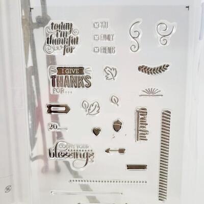 STAMPIN UP "GRATITUDE FOR DAYS" STAMP SET - NEW