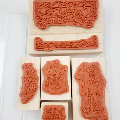 STAMPIN UP "FATHER CHRISTMAS" STAMP SET - NEW
