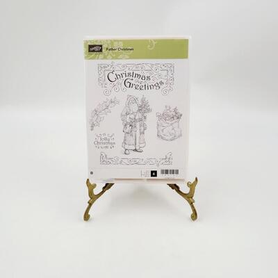 STAMPIN UP "FATHER CHRISTMAS" STAMP SET - NEW