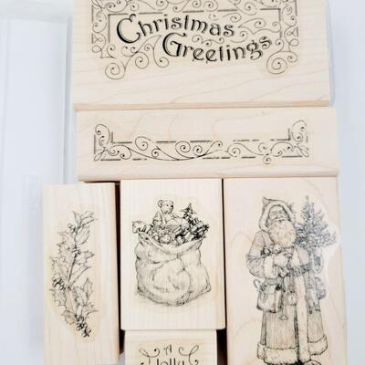 STAMPIN UP "FATHER CHRISTMAS" STAMP SET - NEW