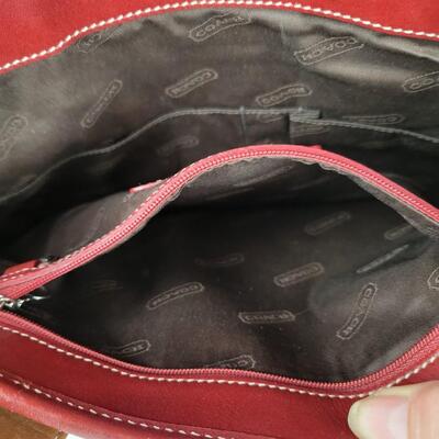 2 TONED LEATHER COACH BAG - PURSE