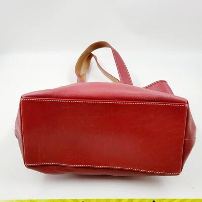 2 TONED LEATHER COACH BAG - PURSE