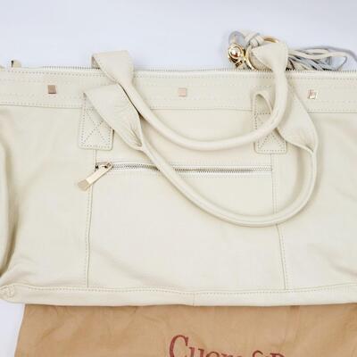 CUORE & PELLE LEATHER BAG W/ COVER