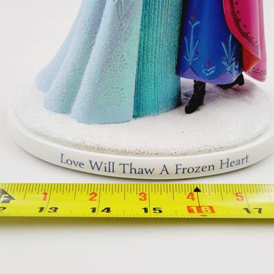 HAMILTON COLLECTION - DISNEYS FROZEN "LOVE WILL THAW A FROZEN HEART" COLLECTABLE STATUE #1086 p