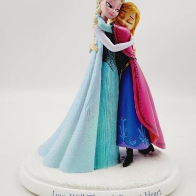 HAMILTON COLLECTION - DISNEYS FROZEN "LOVE WILL THAW A FROZEN HEART" COLLECTABLE STATUE #1086 p