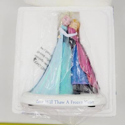 HAMILTON COLLECTION - DISNEYS FROZEN "LOVE WILL THAW A FROZEN HEART" COLLECTABLE STATUE #1086 p