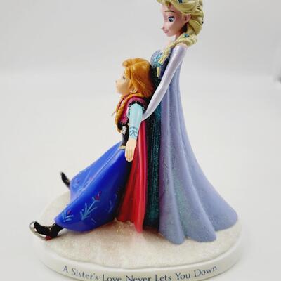 HAMILTON COLLECTION  - DISNEYS FROZEN "A SISTERS LOVE NEVER LETS YOU DOWN" COLLECTABLE STATUE #0571