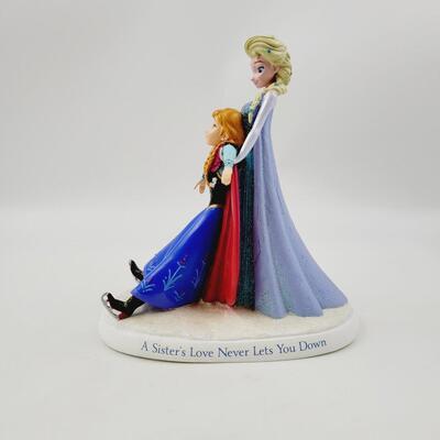 HAMILTON COLLECTION  - DISNEYS FROZEN "A SISTERS LOVE NEVER LETS YOU DOWN" COLLECTABLE STATUE #0571