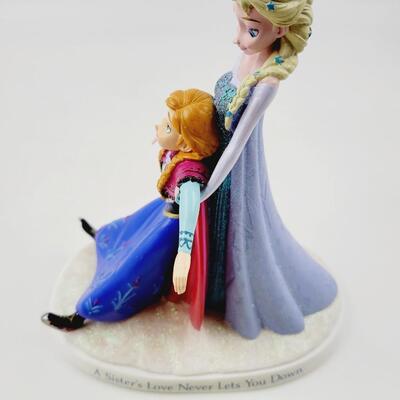 HAMILTON COLLECTION  - DISNEYS FROZEN "A SISTERS LOVE NEVER LETS YOU DOWN" COLLECTABLE STATUE #0571