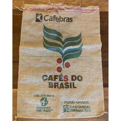 LARGE BURLAP JUTE COFFEE BAG