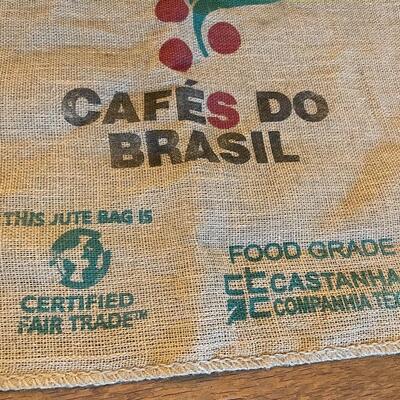 LARGE BURLAP JUTE COFFEE BAG