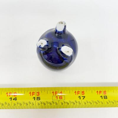 MINI ASIAN FLORAL CERAMIC EGG VASE