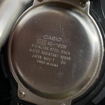 CASIO 5082 AQ-190W ANALOG & DIGITAL WATCH - WORKS!