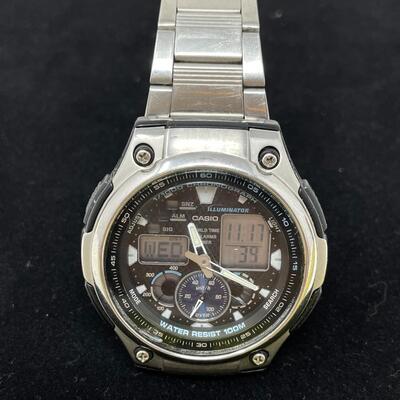 CASIO 5082 AQ-190W ANALOG & DIGITAL WATCH - WORKS!