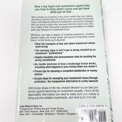 â€œINVESTOR BEWARE!â€ BY JOHN LAWRENCE ALLEN HARDBACK BOOK